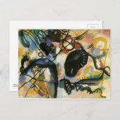 Kandinsky Black Spot Abstract Artwork Briefkaart (Voorkant / Achterkant)