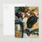 Kandinsky Black Spot Abstract Artwork Briefkaart (Voorkant / Achterkant)