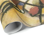 Kandinsky Black Spot Abstract Artwork Cadeaupapier (Rol Hoek)