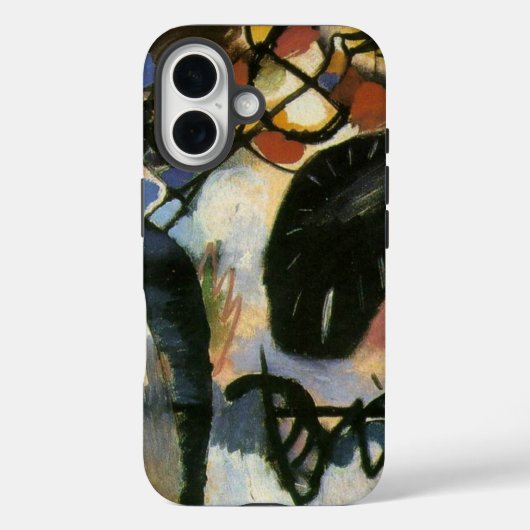 Kandinsky Black Spot Abstract Artwork Case-Mate iPhone Case (Achterkant)