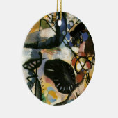 Kandinsky Black Spot Abstract Artwork Keramisch Ornament (Rechts)