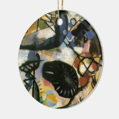 Kandinsky Black Spot Abstract Artwork Keramisch Ornament (Links)