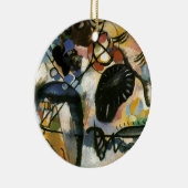 Kandinsky Black Spot Abstract Artwork Keramisch Ornament (Rechts)