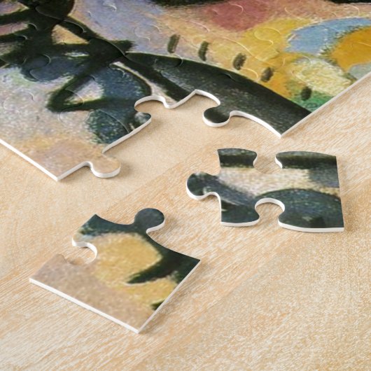 Kandinsky Black Spot Abstract Artwork Legpuzzel (Zijkant)