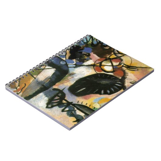 Kandinsky Black Spot Abstract Artwork Notitieboek (Linkerzijde)