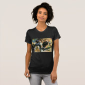 Kandinsky Black Spot Abstract Artwork T-shirt (Voorkant volledig)