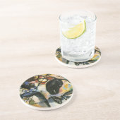 Kandinsky Black Spot Abstract Artwork Zandsteen Onderzetter (Zijkant)