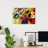 Kandinsky - Black Strokes Poster (Thuiskantoor)