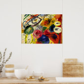 Kandinsky - Black Strokes Poster (Keuken)