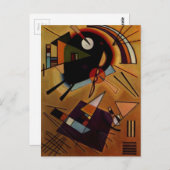Kandinsky Black Violet Briefkaart (Voorkant / Achterkant)