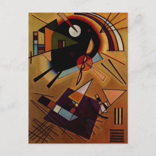 Kandinsky Black Violet Briefkaart (Voorkant)