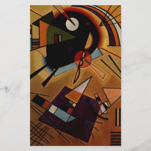Kandinsky Black Violet Briefpapier (Voorkant)