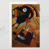 Kandinsky Black Violet Briefpapier (Voorkant / Achterkant)