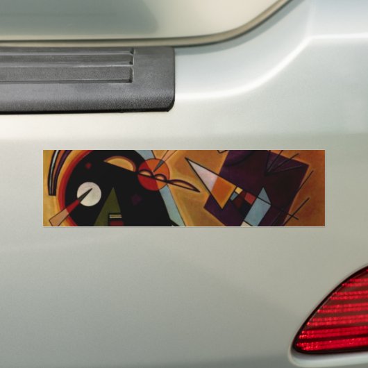 Kandinsky Black Violet Bumpersticker (Op auto)