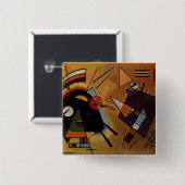 Kandinsky Black-violet Button (Voorkant /achterkant)
