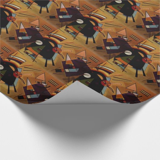 Kandinsky Black Violet Cadeaupapier (Hoek)