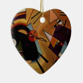 Kandinsky Black Violet Keramisch Ornament (Rechts)