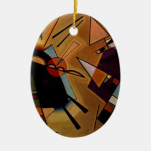 Kandinsky Black Violet Keramisch Ornament