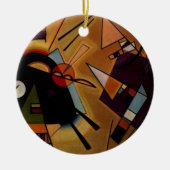 Kandinsky Black Violet Keramisch Ornament (Voorkant)