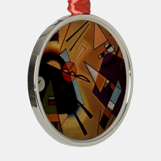 Kandinsky Black Violet Metalen Ornament (Rechts)