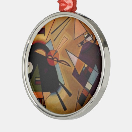 Kandinsky Black Violet Metalen Ornament (Links)