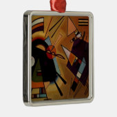 Kandinsky Black Violet Metalen Ornament (Rechts)