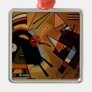 Kandinsky Black Violet Metalen Ornament