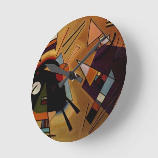 Kandinsky Black Violet Ronde Klok (Hoek)