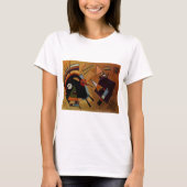 Kandinsky Black Violet T-shirt (Voorkant)