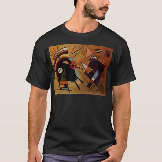 Kandinsky Black Violet T-shirt (Voorkant)