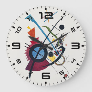 Kandinsky Blau Bauhaus Kunst Wandklok