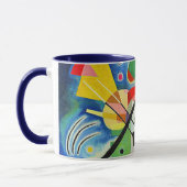 Kandinsky - Blau Schilderij Mok (Links)