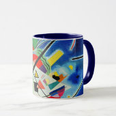 Kandinsky - Blau Schilderij Mok (Voorkant rechts)