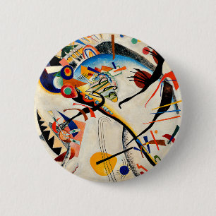 Kandinsky - Blau Segment Ronde Button 5,7 Cm