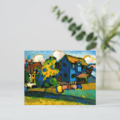 Kandinsky - Blaues Haus Klein Briefkaart (Staand voorkant)