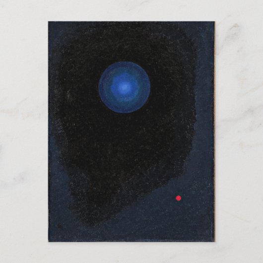 Kandinsky - Blauw, abstracte kunst Briefkaart (Voorkant)