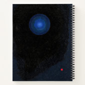 Kandinsky - Blauw, abstracte kunst Notitieboek (Achterkant)