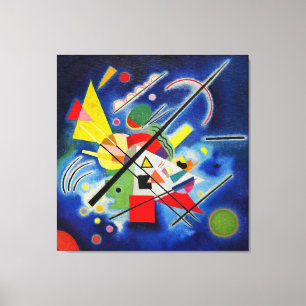KANDINSKY - BLAUW SCHILDERIJ - 1924 - Bauhaus - Canvas Afdruk