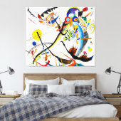 KANDINSKY - BLAUW SEGMENT - 1921 - Bauhaus - Canvas Afdruk (Insitu (Slaapkamer))