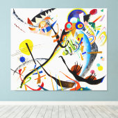 KANDINSKY - BLAUW SEGMENT - 1921 - Bauhaus - Canvas Afdruk (Insitu (Houten vloer))