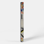 Kandinsky Blauw Segment Abstract iPad Air Hoesje iPhone Hoesje (Rechterkant)
