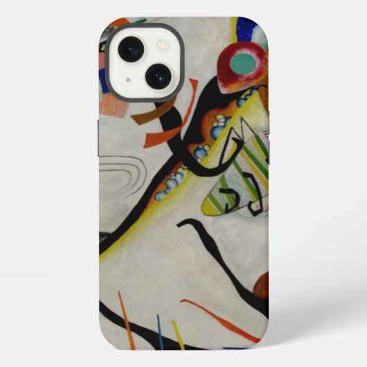 Kandinsky Blauw Segment Abstract iPad Air Hoesje iPhone Hoesje (Achterkant)