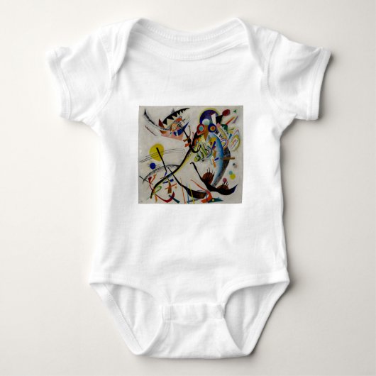 Kandinsky Blauw Segment Romper (Voorkant)