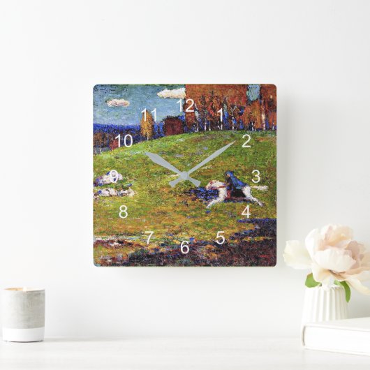 Kandinsky - Blauwe Ruiter, landschapsschilderkunst Vierkante Klok (Huis)