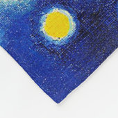 Kandinsky - Blauwe Schilderij, Fleece Deken (Hoek)