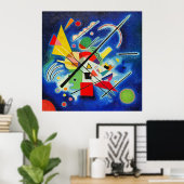Kandinsky - Blauwe Schilderij, Poster (Thuiskantoor)
