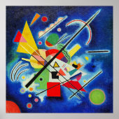Kandinsky - Blauwe Schilderij, Poster (Voorkant)