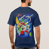 Kandinsky - Blauwe Schilderij T-shirt (Achterkant)