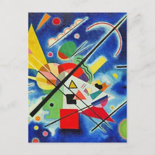 Kandinsky - Blauwe Schildering Briefkaart