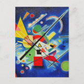 Kandinsky - Blauwe Schildering Briefkaart (Voorkant)